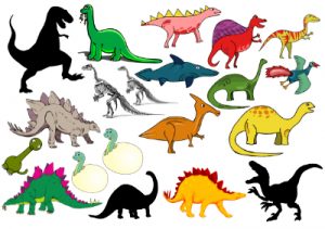 Dinosaurier-Tattoos.