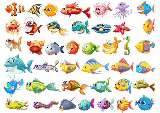 Fische, Aquariumfische als temporäre Tattoos! Tätowiere Fische - Kaufe hochwertige Fake-Tattoos mit schneller Lieferung - likeink.se