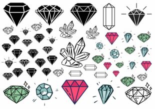 Diamant Fake Tattoos.