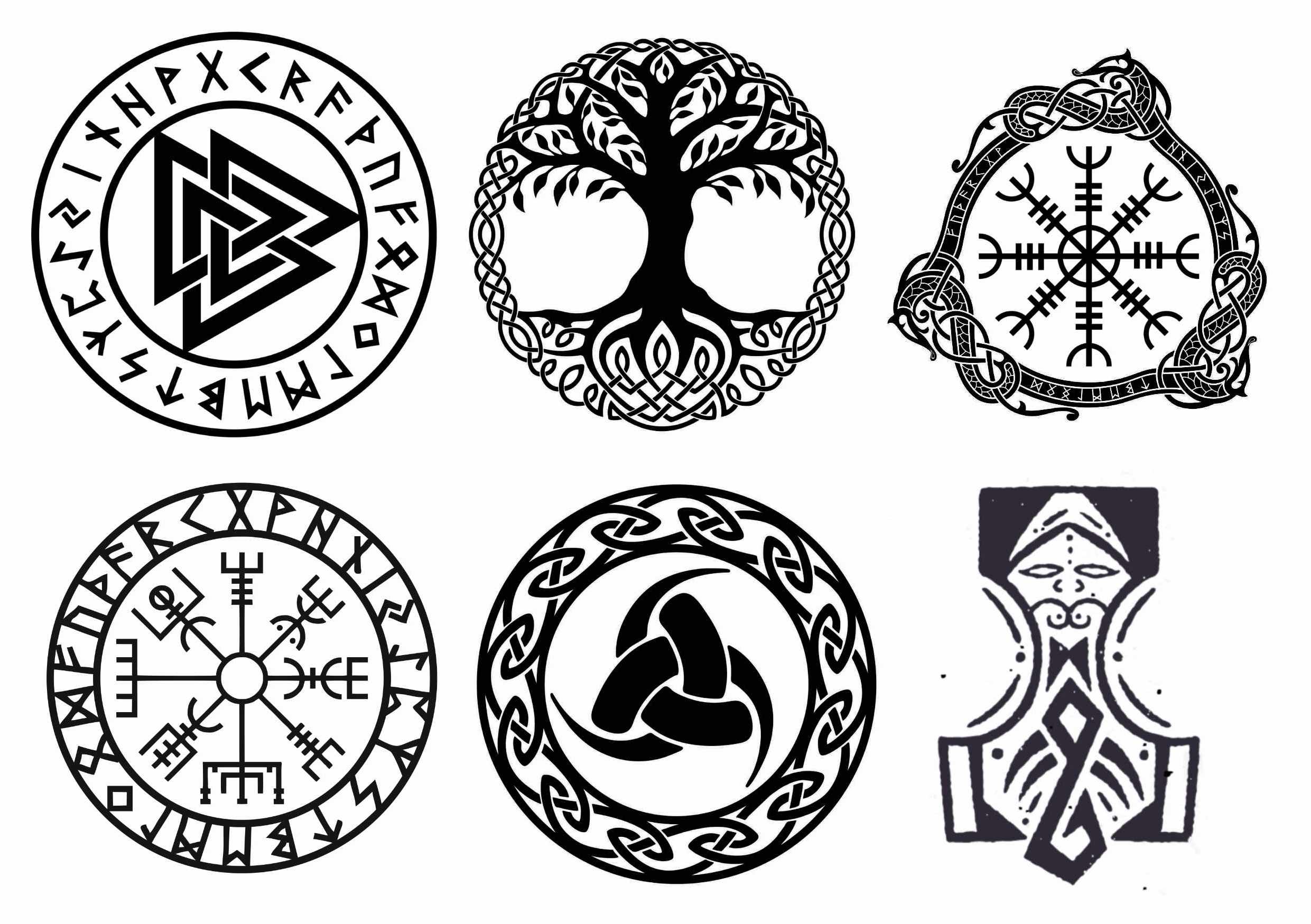 6 välkända viking symboler som fake tatueringar